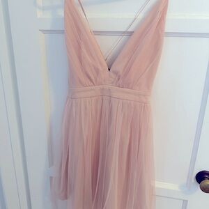 NWT Lulus pink taffeta dress size small